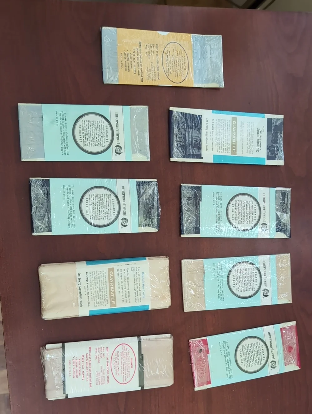 Vintage Sewing Supplies: Case Xx Pinking Shears, Seam Binding, Needle Books, Etc